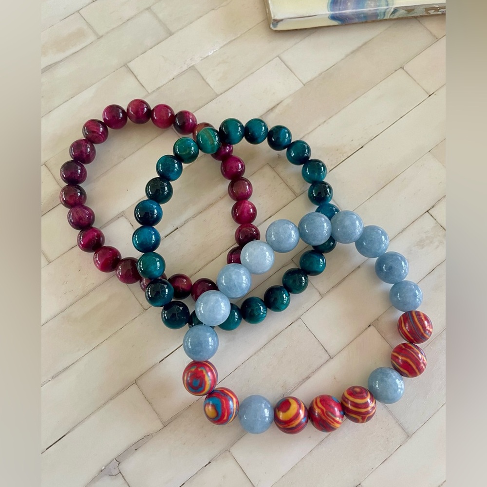 Beautiful Beaded Bracelet Trio